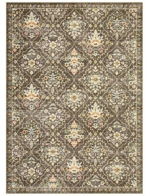 Garvee Washable Foldable Printed Area Rug, Non-Slip Rubber Backing Low Pile Stain Resistant Rug