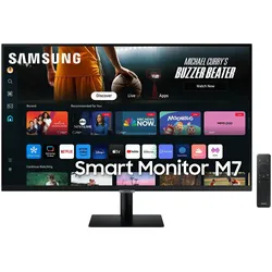 Samsung Smart M7 - M70F (3840 x 2160 Pixel, 32"), Monitor, Schwarz