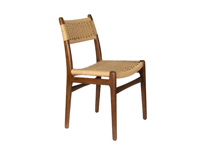 Massivholz Design Stuhl „Cecile“ Nussbaum Dutchbone