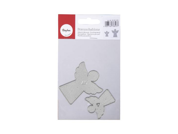 Stanzschablone Schutzengel, 4,5-6,5cm x 4-5,7cm, 2-tlg., SB-Btl.