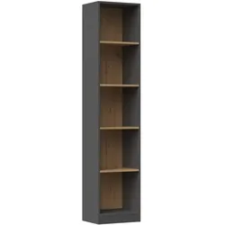 ibonto Bücherregal Vielseitiges, stilvolles Bücherschrank –Perfekt für Wohnzimmer & Büro