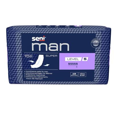 Seni Man Inkontinenzeinlage super Level 5 15 St Kombipackung