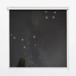 INNENROLLO - Fensterrollo - Rollo - 140x140 cm - Sterne am Himmel