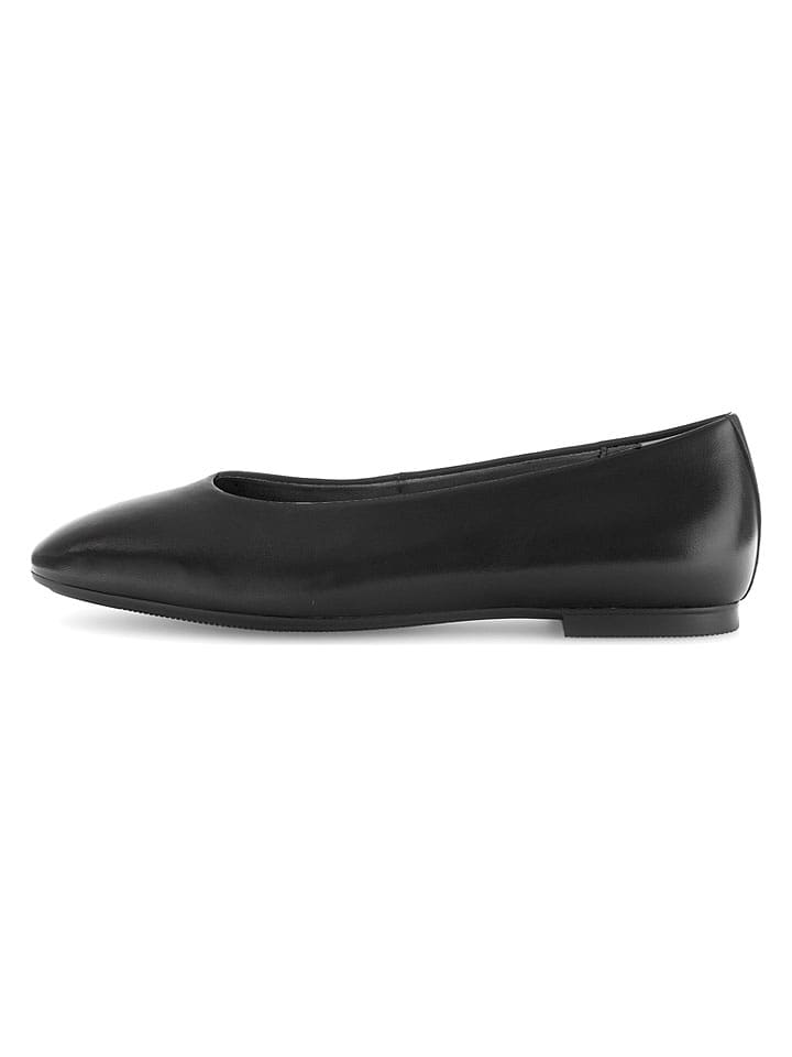 Gabor Leder-Ballerinas in Schwarz - 40,5