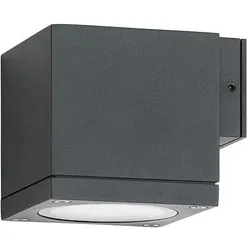 LCD, Gartenbeleuchtung, Wandleuchte Graphit (GU10, IP65)