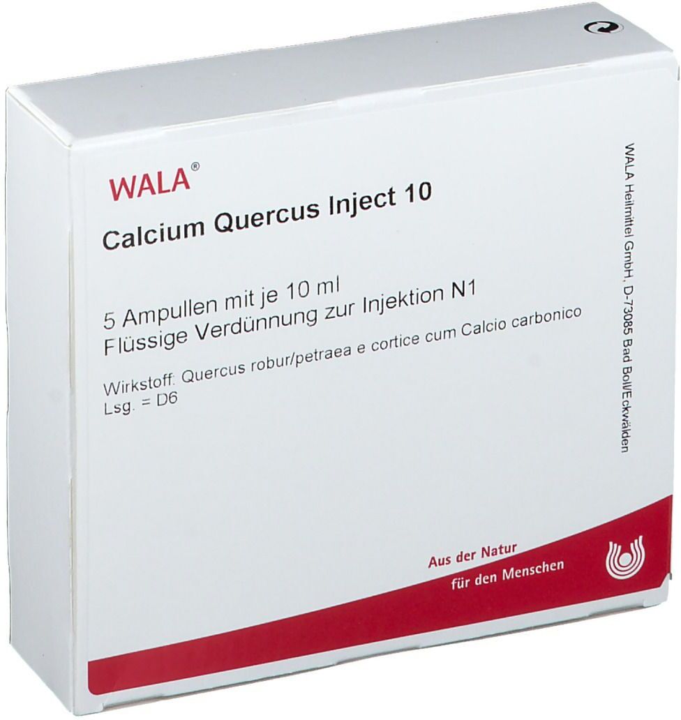 WALA Calcium Quercus Inject 10 Ampullen 5x10 ml