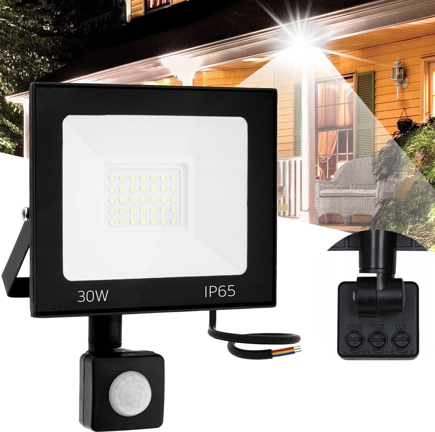 Toolight Led-halogeen 30w Rsl007-30ns Neutraal 4500K Oppervlaktemontage Rechthoekig