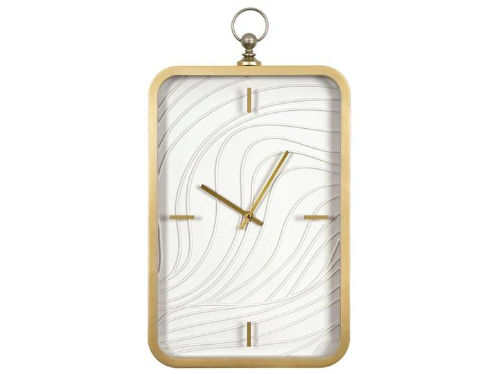 WANDUHR Weiß/Gold Moliens