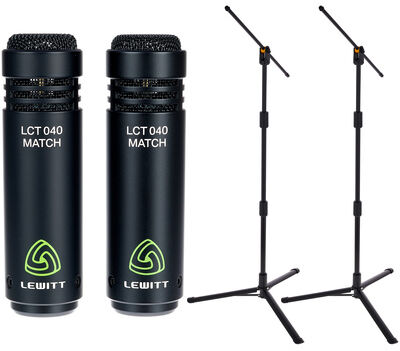 Lewitt LCT 040 MATCH stereo pa Bundle Noir