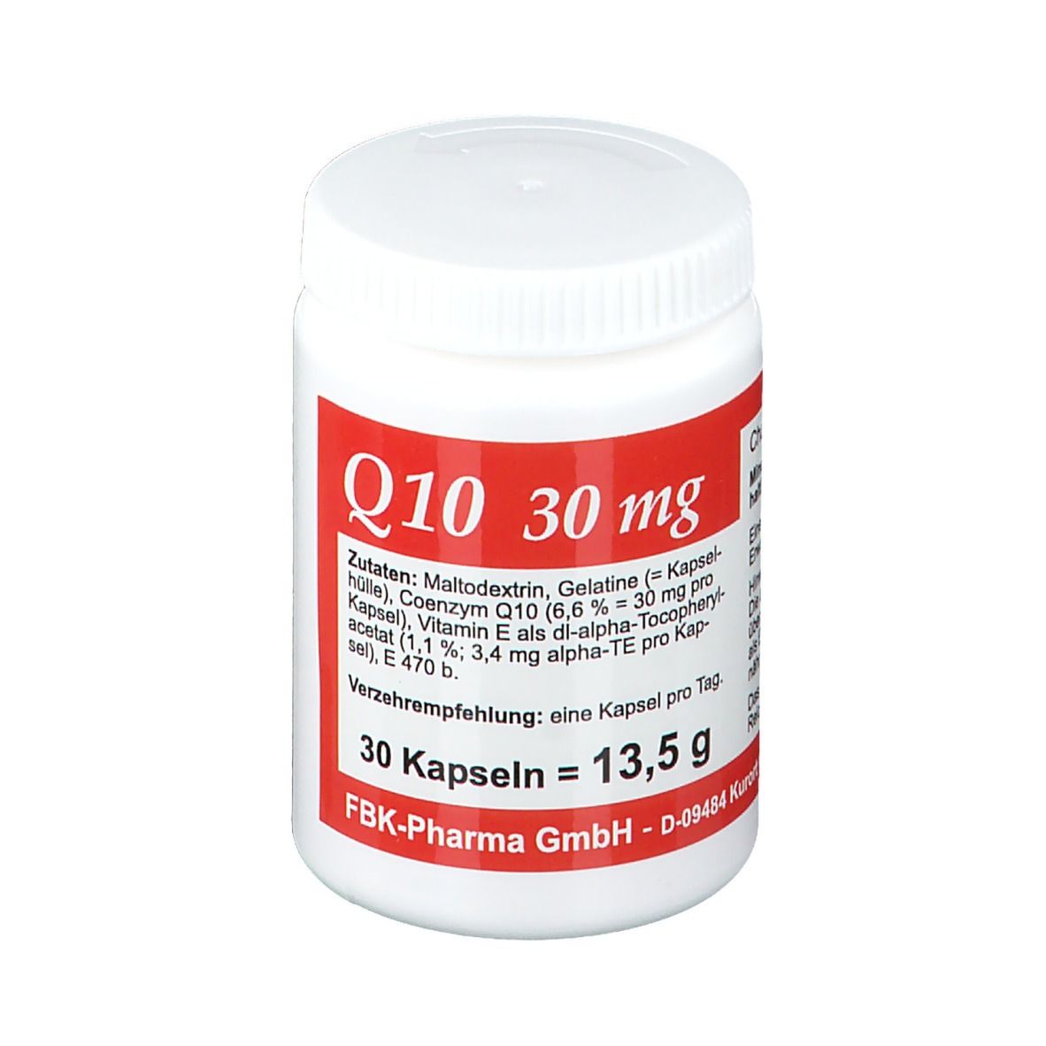 Q10 30 mg Kapseln St Stifte