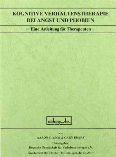 Manfred Beck - Kognitive Verhaltenstherapie bei Angst und Phobien - Preis vom 09.10.2026 07:28:09 h