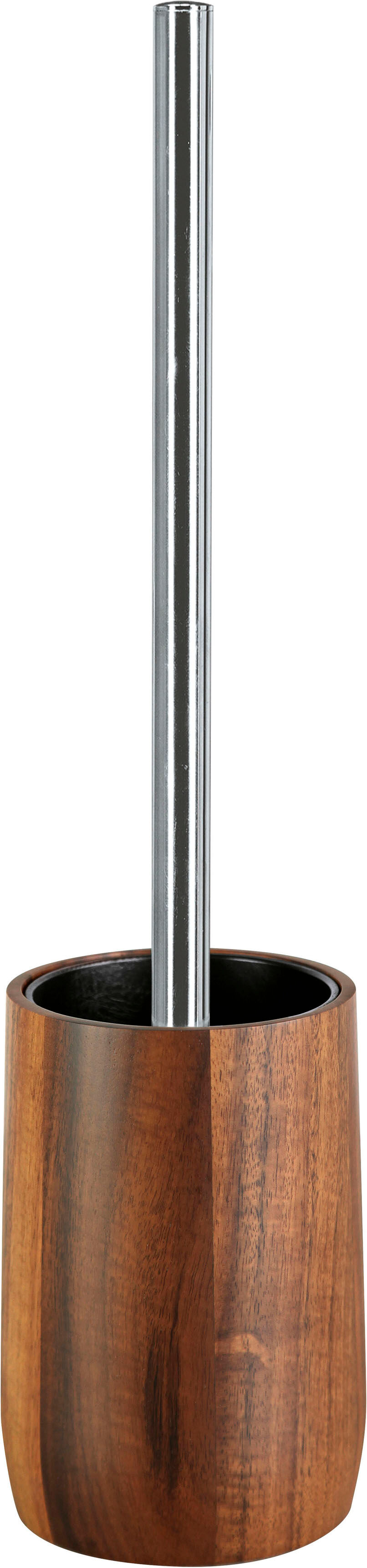 WC-Garnitur KLEINE WOLKE "Acaia", braun, B:11cm H:42cm L:11cm, Akazie, Reinigungsbürsten, WC-Garnitur, WC-Bürstenhalter inkl. WC-Bürste+Stiel