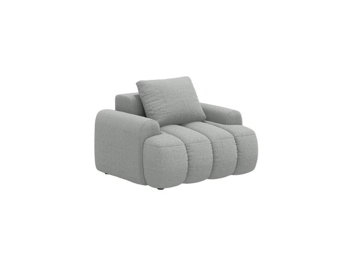 Design Sessel Kimi Strukturstoff Hellgrau chosen by Bloomingloft