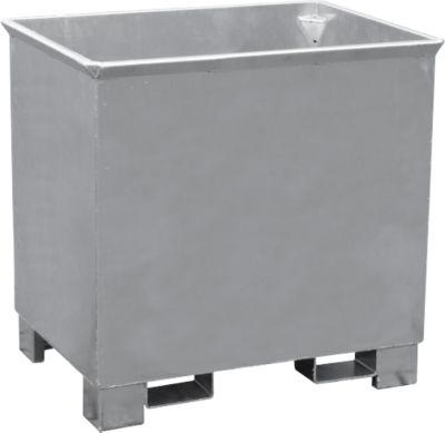 Behälter für Routenzüge Typ C 30, für Feststoffe, 3-fach stapelbar, Inhalt 0,3 m³, bis 500 kg, verzinkt