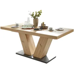 ESSTISCH ausziehbar Elena 160x90x76 Asteiche