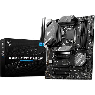 MSI Mainboard "B760 GAMING PLUS WIFI", schwarz, B:24,38cm T:30,48cm, Mainboards