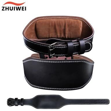 Inspired Living PowerLift Leather Weightlifting Belt For Gym Training And Back Support xl