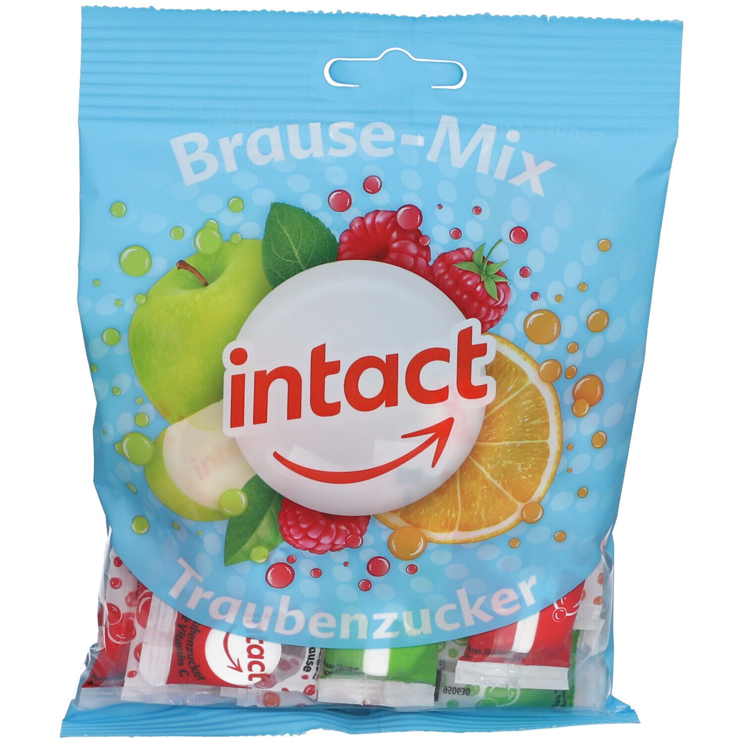 Intact Traubenzucker Beutel Brause-Mix 100 g Bonbons
