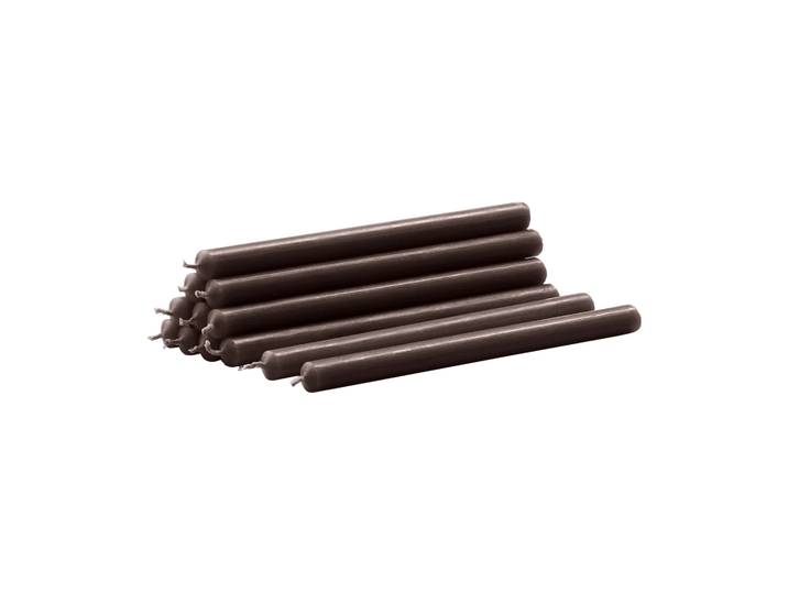 STOFF Nagel Bougies Nagel ensemble de 12 Noisette