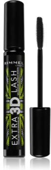 Rimmel Extra 3D Lash máscara de alongamento e volume tom 003 Extreme Black 8 ml. Extra 3D Lash