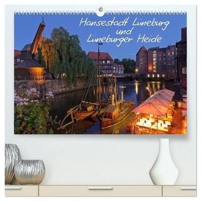 Hansestadt Lüneburg und Lüneburger Heide (hochwertiger Premium Wandkalender 2027 DIN A2 quer), Kunstdruck in Hochglanz