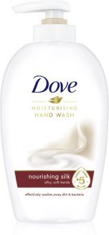 Dove Moisturizing Hand Wash Nourishing Silk sabonete líquido com doseador 250 ml. Moisturizing Hand Wash Nourishing Silk