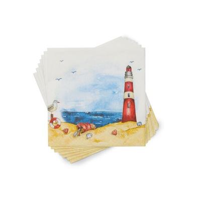 Serviette 'Maritim', 25 x 25 cm