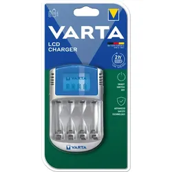 Akku Batterie VARTA LCD Charger Ladegerät 12 V USB blaues LC-Display, Power Check Funktion, USB Aufladung