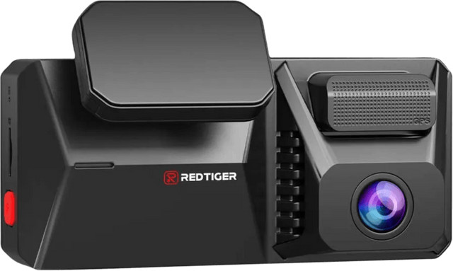 Redtiger F77 V1 Dashcam met 4K Touchscreen, Wifi en GPS, 2-kanaals, 128GB