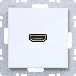 Hager High Def. Steckd. Ax/Cx WAF4379WG