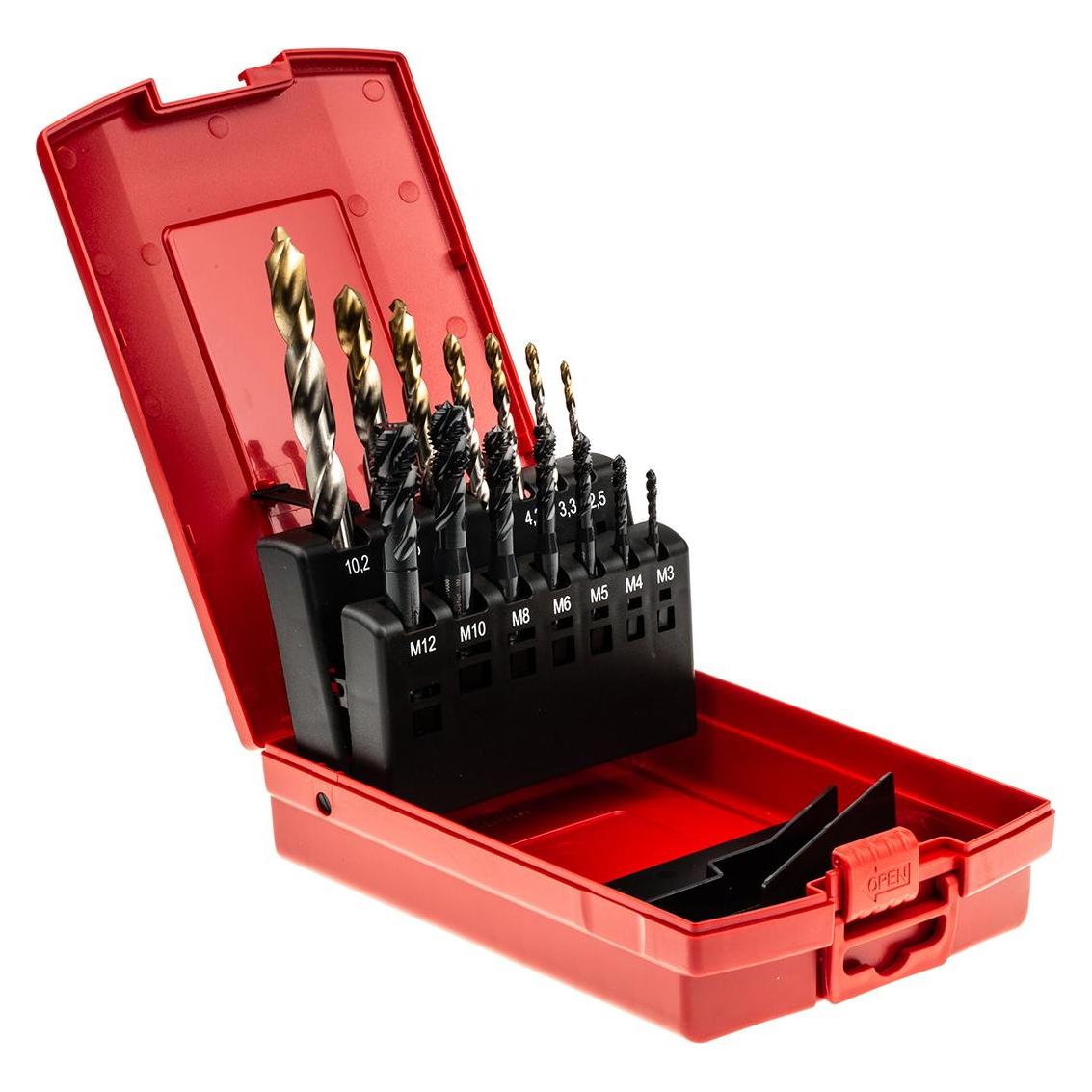 Dormer Spiral Flute Tap & Drill Set M3-M12 (L113204)