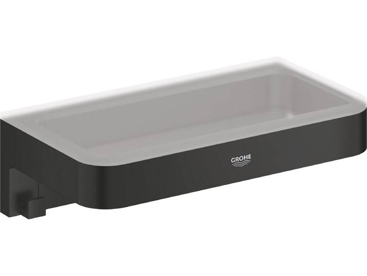 GROHE QuickFix Start Cube douchetray - Matte Black