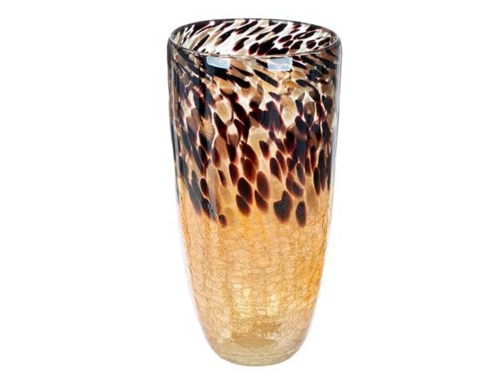 GILDE GLAS art Design-Vase - Objet décoratif - Fait Main en Verre H 2936\,5m