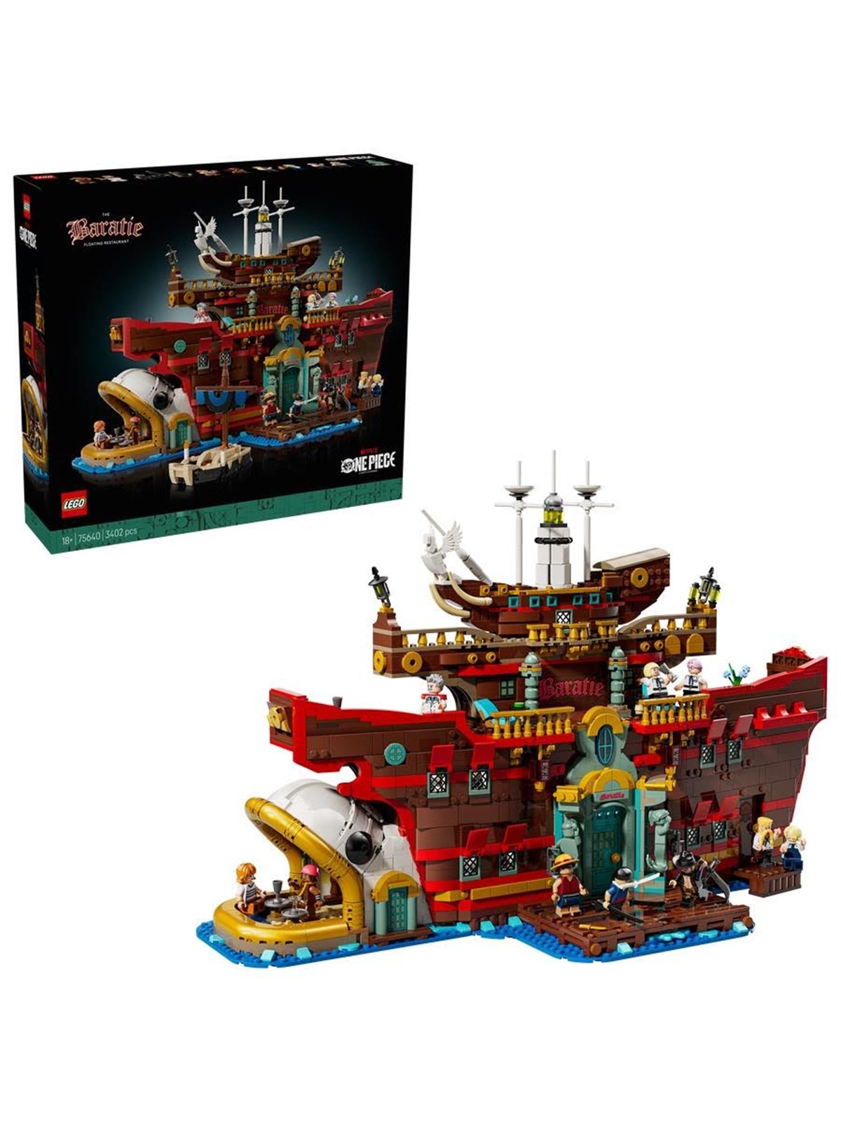LEGO ONE PIECE 75640 Baratié, das Schwimmende Restaurant