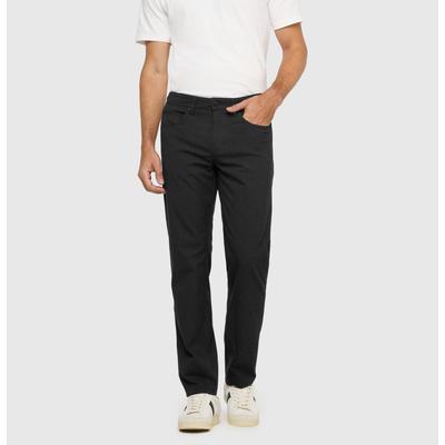 5-Pocket-Hose MAC "Arne Travel", Herren, Gr. 34, Länge 34, schwarz, Web, Obermaterial: 62% Polyester, 33% Viskose, 5% Elasthan, normal lang, Hosen 5-Pocket-Hose, Ideal für Reisen mit Auto, Bahn oder Flugzeug geeignet