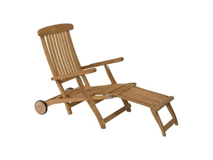 Zebra Bueno Deckchair mit abnehmbaren Fußteil Teakholz