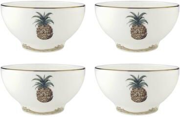 Lenox British Colonial Bamboo Rice Bowls, Set of 4