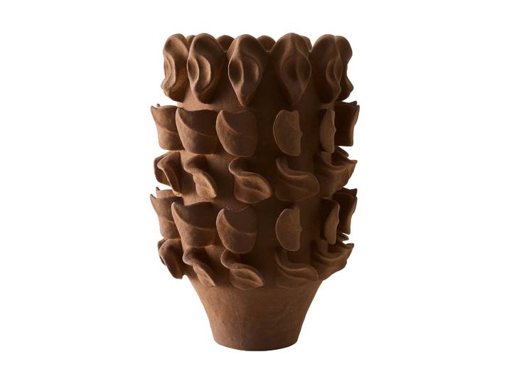 Tell Me More Vase Terra Large Marron