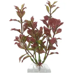 6x Tetra Plantastics Red Ludwigia 36 (Dekoration, Pflanzen), Aquarium Dekoration