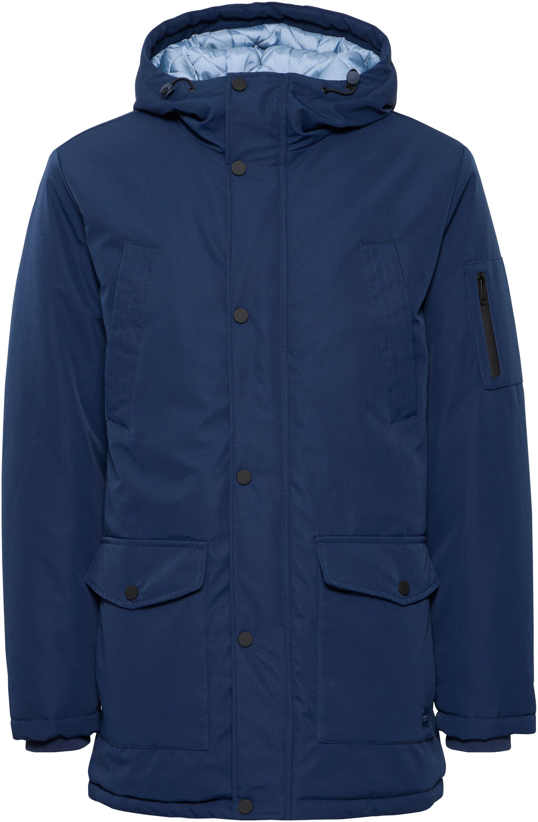 Dufflecoat BLEND "Dufflecoat BHOuterwear", Herren, Gr. S, blau (marineblaus), Obermaterial: 100% Polyester PES., Mäntel Dufflecoat