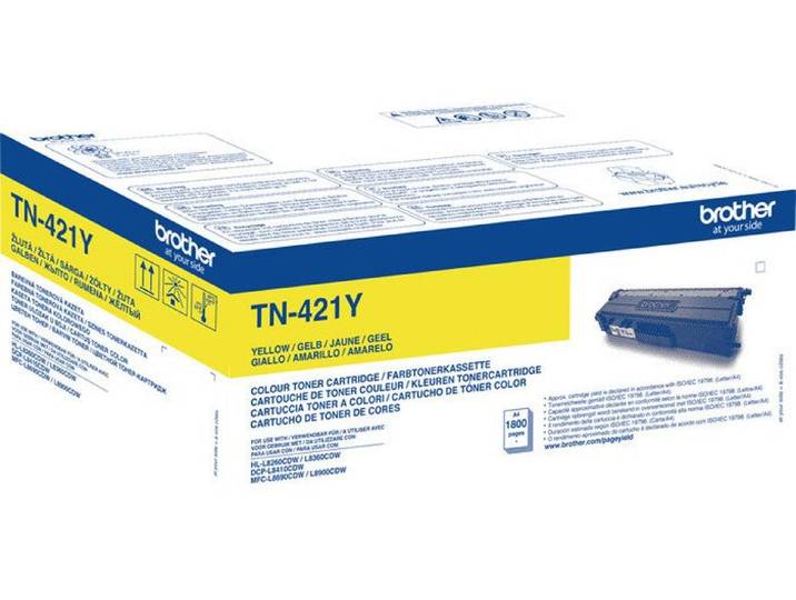 Brother TN421 Toner original - Jaune