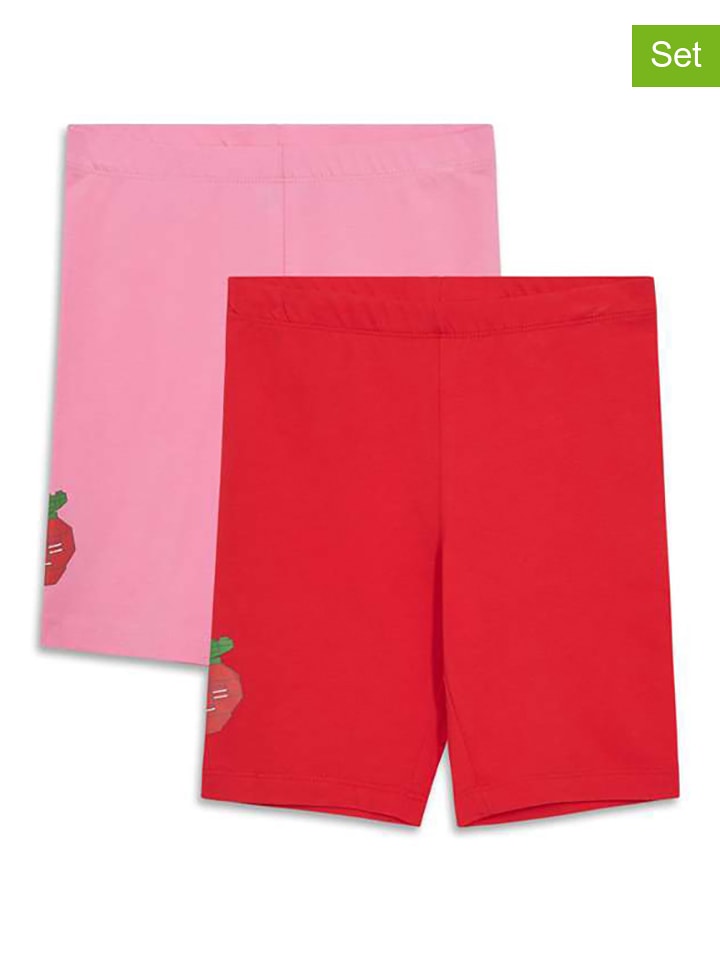 LEGO 2er-Set: Shorts "Pika" in Rosa/ Rot - 146