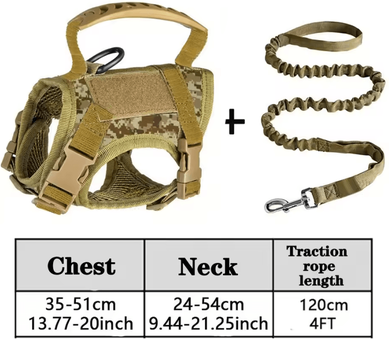 Inspire Curations TrailGuard Tactical Pet Harness & Leash Set camouflage Set