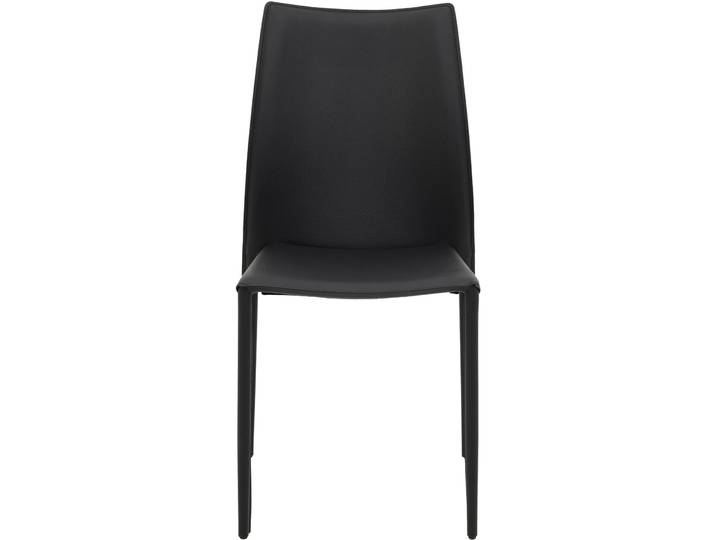 MyDeal Stuhl Lani schwarz Leder