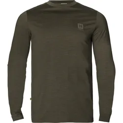 Härkila Herren Base All Season Langarmshirt - M - shadow brown
