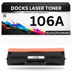 Toner kompatibel für HP W1106A Laser MFP 137fwg/HP Laser 107a/107w/HP Laser MFP 135ag/135wg in Schwarz
