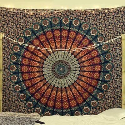 Inspired Finds Bohemian Mandala Wall Tapestry Hippie Psychedelic Aesthetic Room Decor boho Tribal Mandala 59.06x51.18in