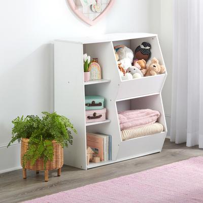 "Badger Basket Side-by-Side Combo Bin Storage Unit - 31.5"" x 15.75"" x 35.5"""