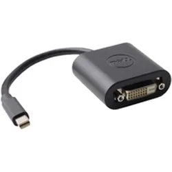 Dell Mini DP zu (Mini DP, DVI), Video Adapter, Schwarz