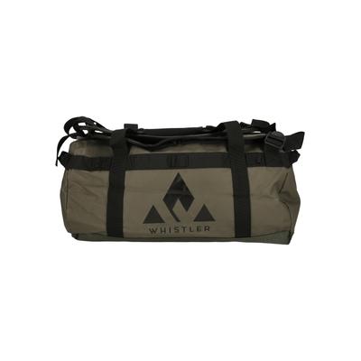 Sporttasche WHISTLER "Fidel", Gr. B/H/T: 25cm x 25cm x 50cm, schwarz, grün, Kunstfaser, unifarben, Taschen Sporttasche, mit ausreichend Platz für wichtige Gegenstände